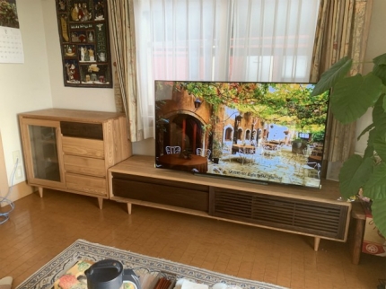 新発田市のW様邸へ180幅テレビボード・90幅サイドボードをお届けしました！