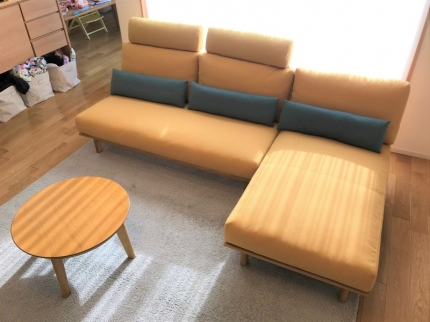新潟市のT様邸へ242幅L型ソファをお届けしました！