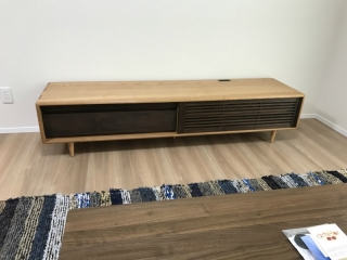 新発田市のＭ様邸に180幅テレビボードをお届けしました！