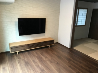 新潟市のＫ様邸へ200幅ＴＶボードをお届けしました！