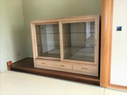 新潟市のO様邸へ120幅ナラ材特注ボードをお届けしました！