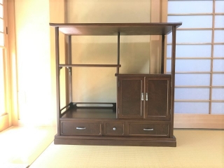 新潟市のＮ様邸へ90幅和風飾り棚をお届けしました！