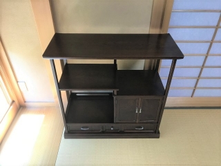 新潟市のＮ様邸へ90幅和風飾り棚をお届けしました！