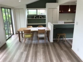 新潟市のＫ様邸へ192幅ベリー材ダイニングテーブル・チェアをお届けしました！