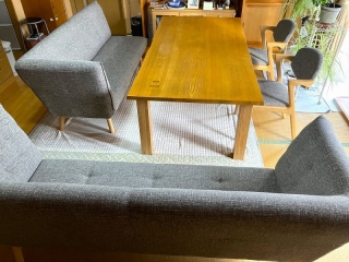 新発田市のT様邸へLDソファセット・チェアをお届けしました！