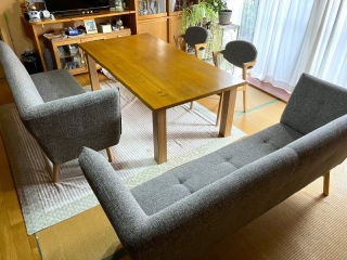 新発田市のT様邸へLDソファセット・チェアをお届けしました！