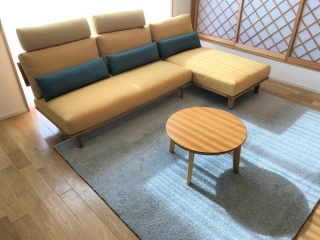 新潟市のT様邸へ242幅L型ソファをお届けしました！
